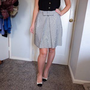 Black and white bow skirt